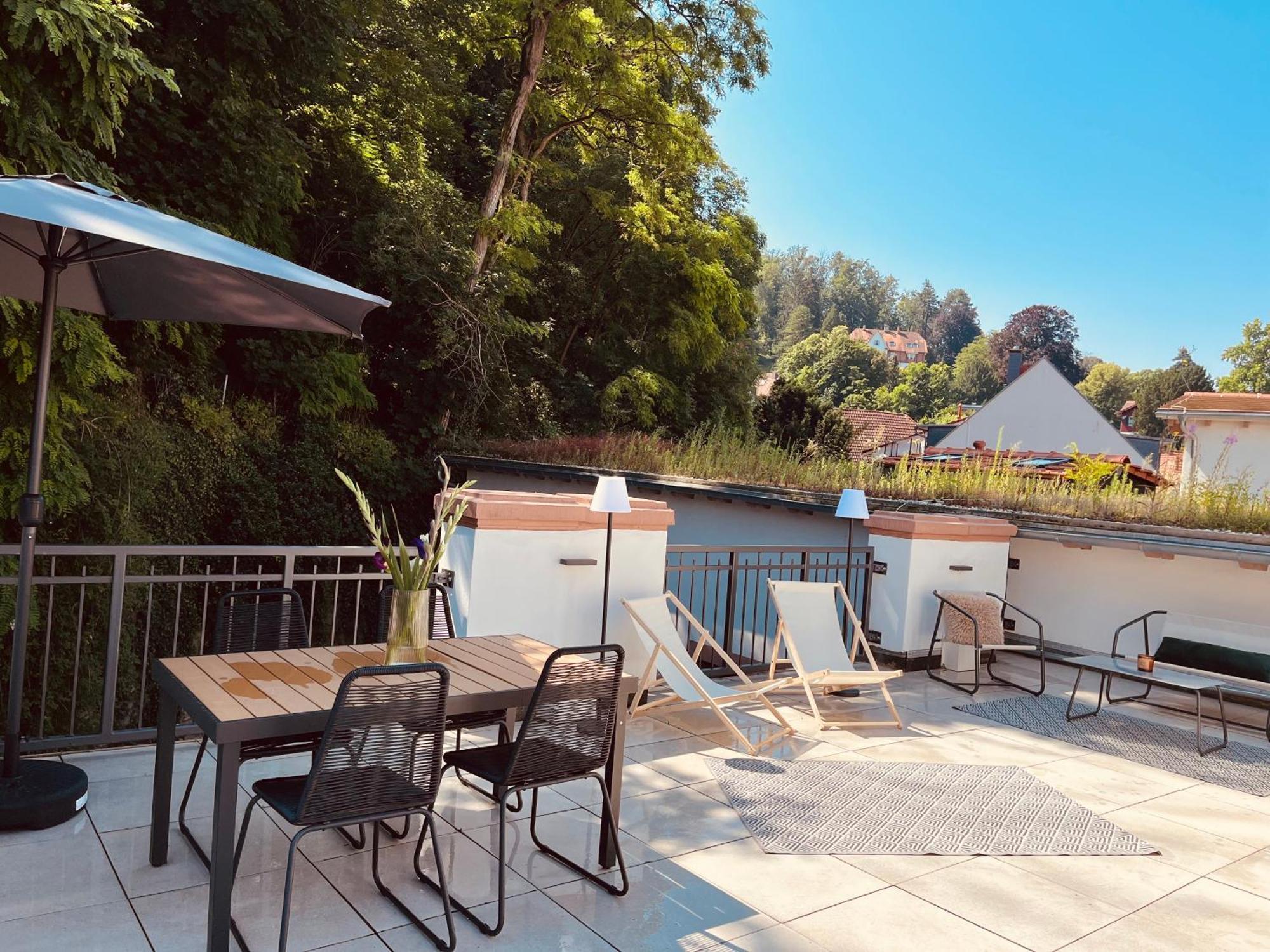 Traumwohnung Mit Grosser Dachterrasse Seeheim-Jugenheim Exterior photo